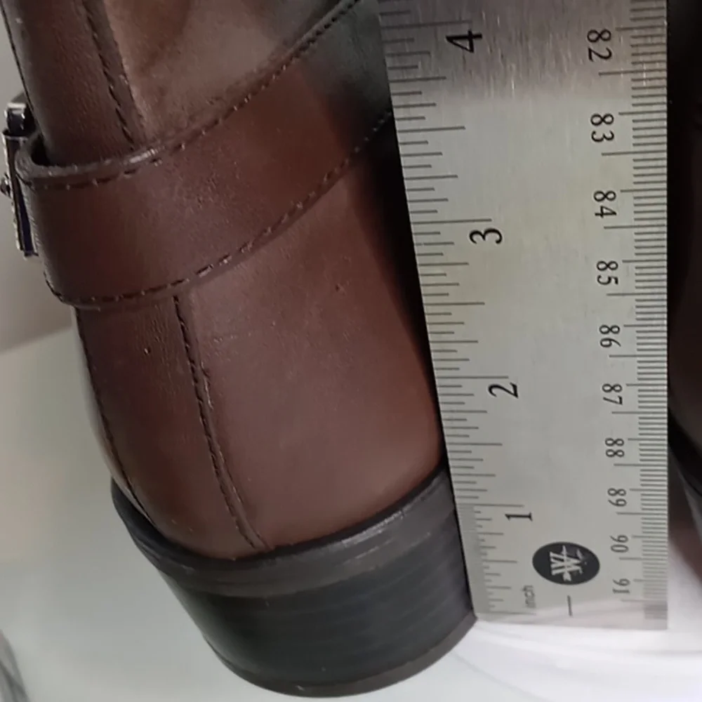 Lauren Ralph Lauren - Marion - Leather Riding Boots -Brown -size 8 B
